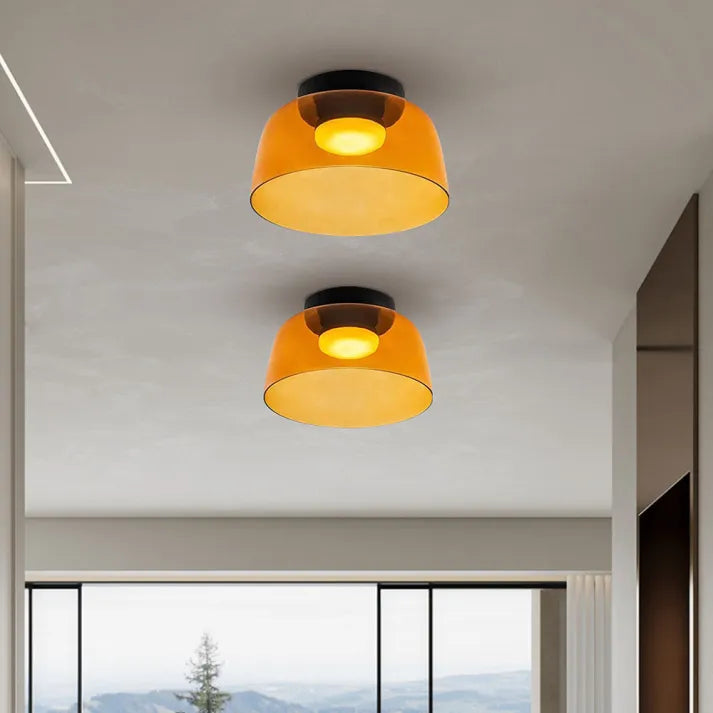 Nordic Designer Medieval Glass Ceiling Lamp