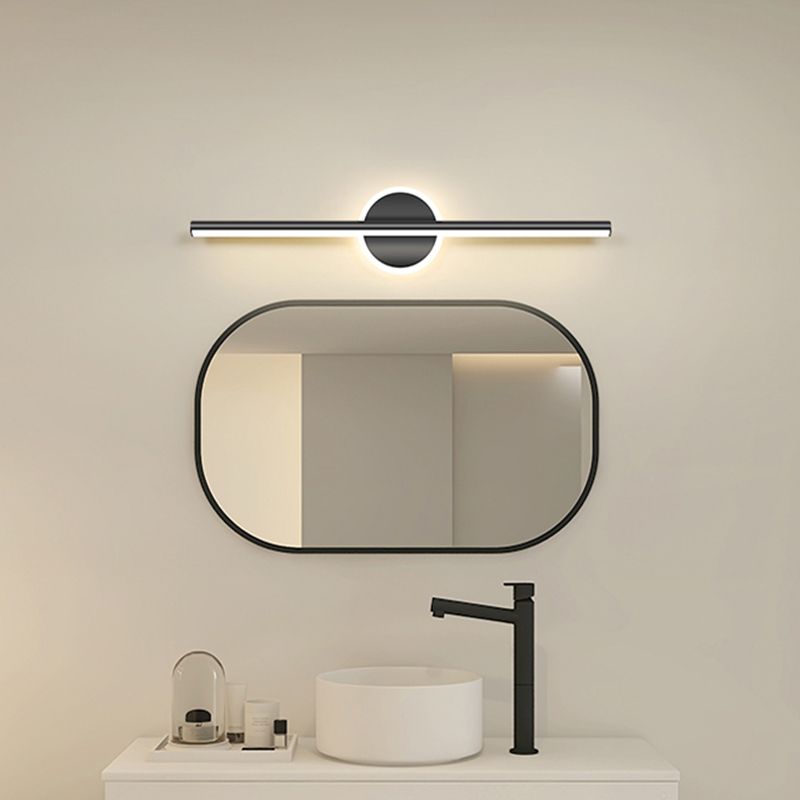 Leigh Modern Round/Square LED Wall Lamp Black/Gold Metal/Silicone Living/Sleeping/Bathroom