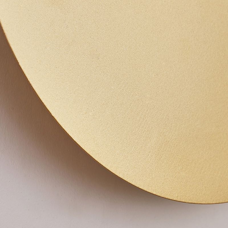 GlowNight – Metal Round Wall Light for Bedroom