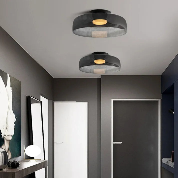 Nordic Designer Medieval Glass Ceiling Lamp