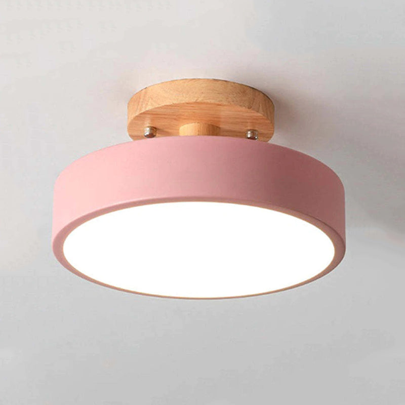 LED Modern Wood Ceiling Light