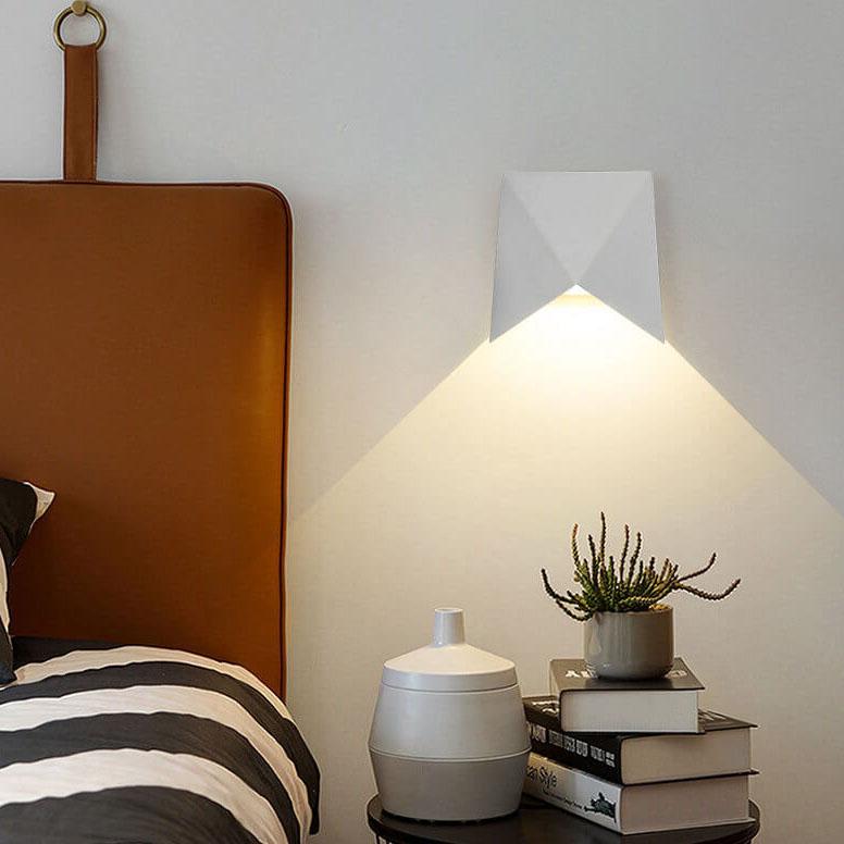 EcoLume - Modern minimalist origami LED wall lamp with 1 light