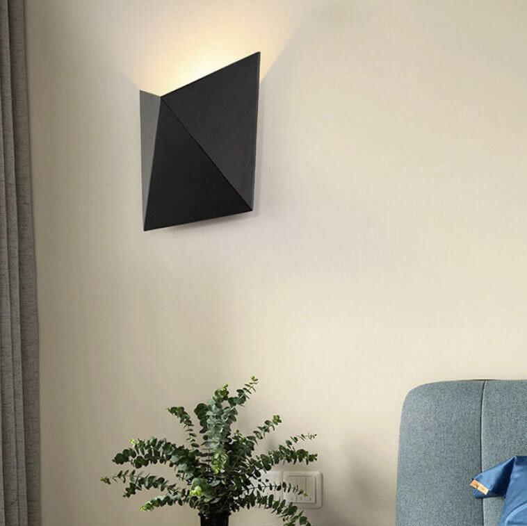 EcoLume - Modern minimalist origami LED wall lamp with 1 light