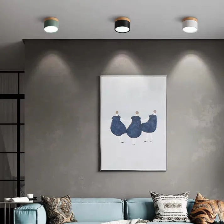 Nordic Style Cylinder LED Hallway Ceiling Lights