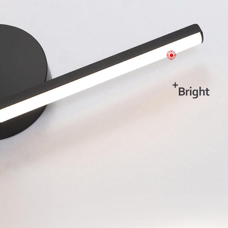 LumiLine - Modern aluminum LED wall lamp with minimalist curves