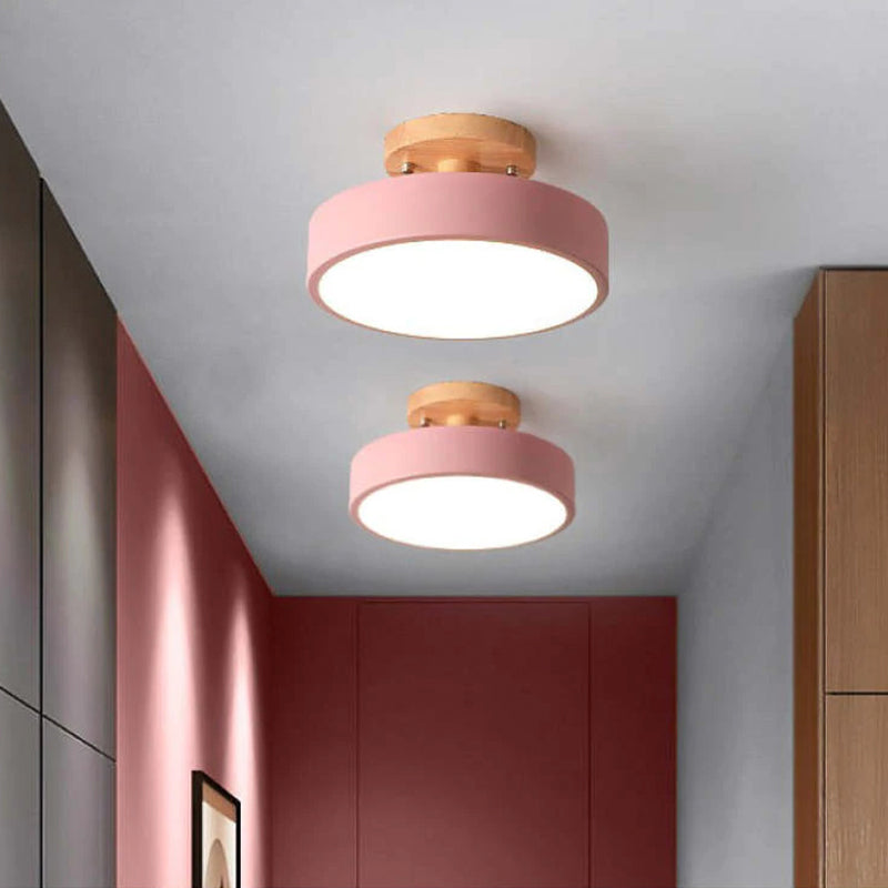 LED Modern Wood Ceiling Light