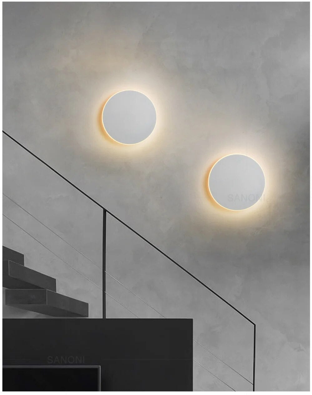 Circular LED Wall Light