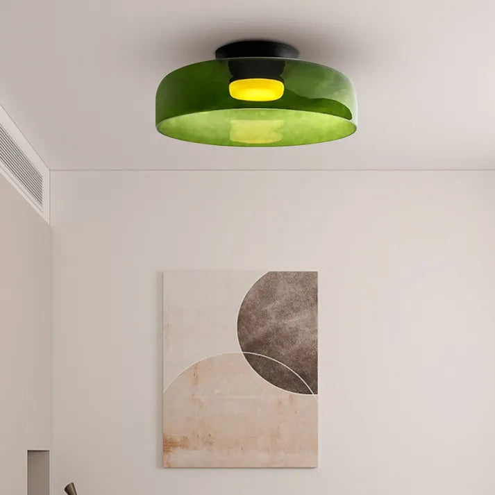 Nordic Designer Medieval Glass Ceiling Lamp
