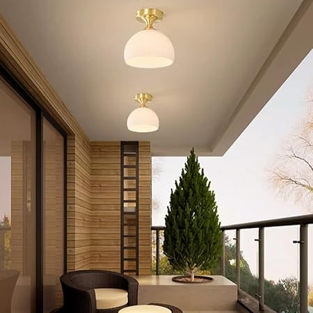 Modern Glass Ceiling Light