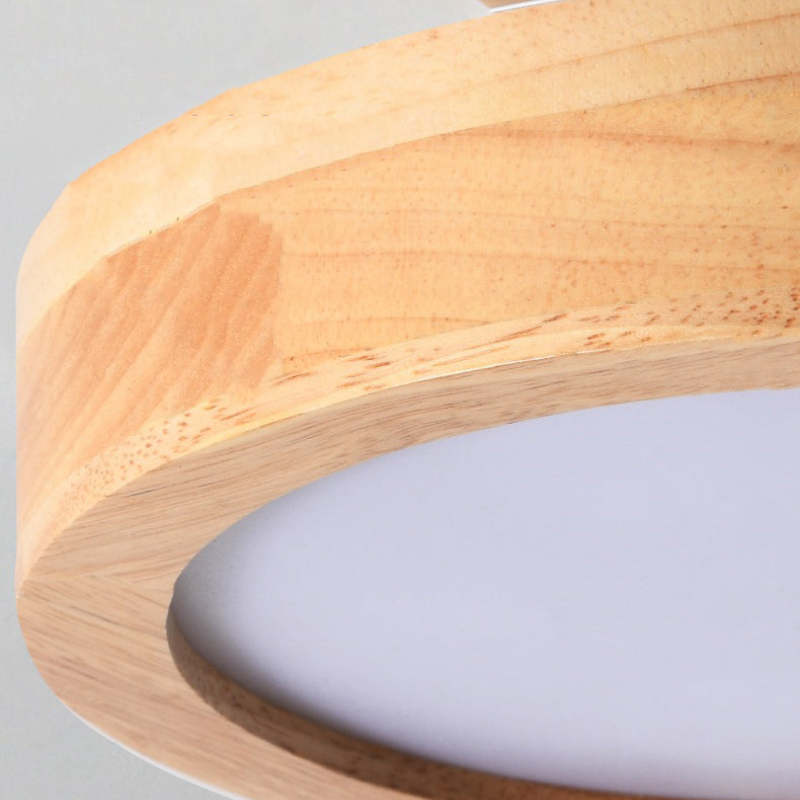 LED Modern Wood Ceiling Light