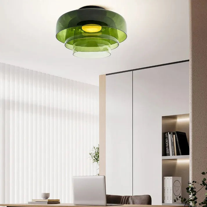 Nordic Designer Medieval Glass Ceiling Lamp