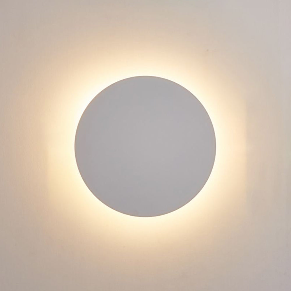 GlowNight – Metal Round Wall Light for Bedroom