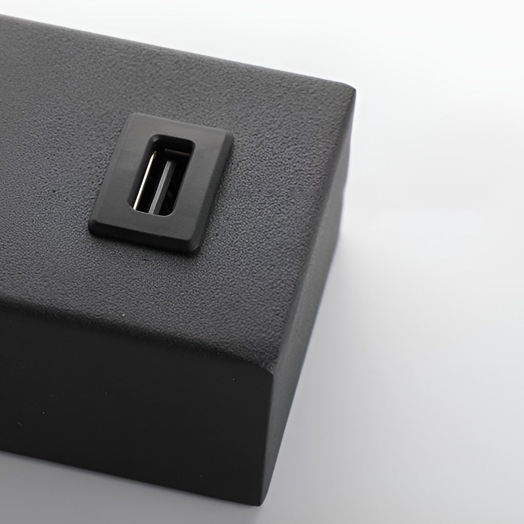 ArtiLight - Rectangular Adjustable LED Modern Wall Lamp with Switch and USB Charging Port