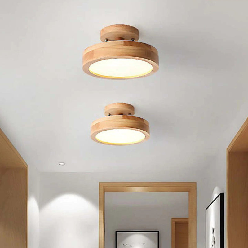 LED Modern Wood Ceiling Light