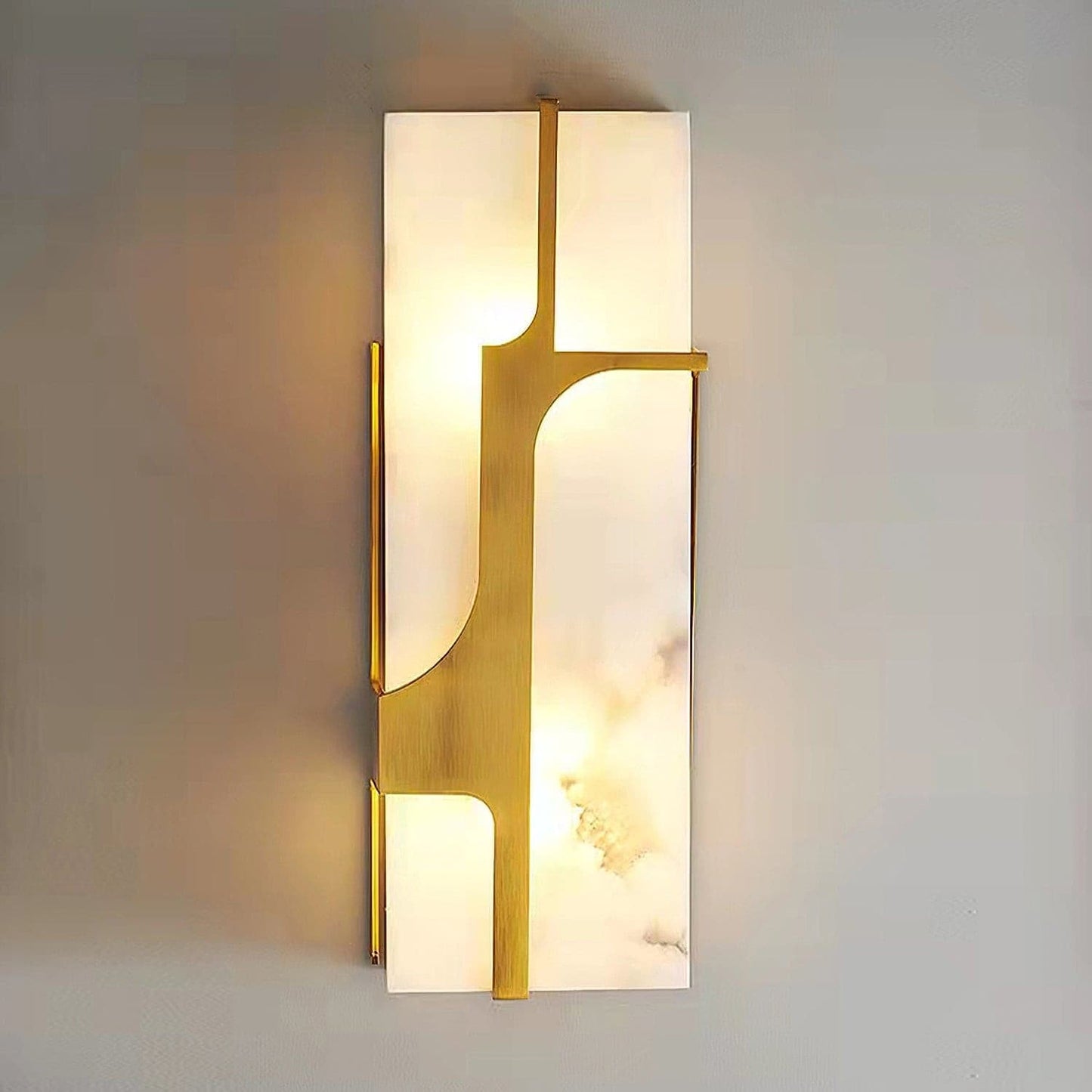 OpalGlow – Marble Art Deco Wall Lamp for a Chic Appeal