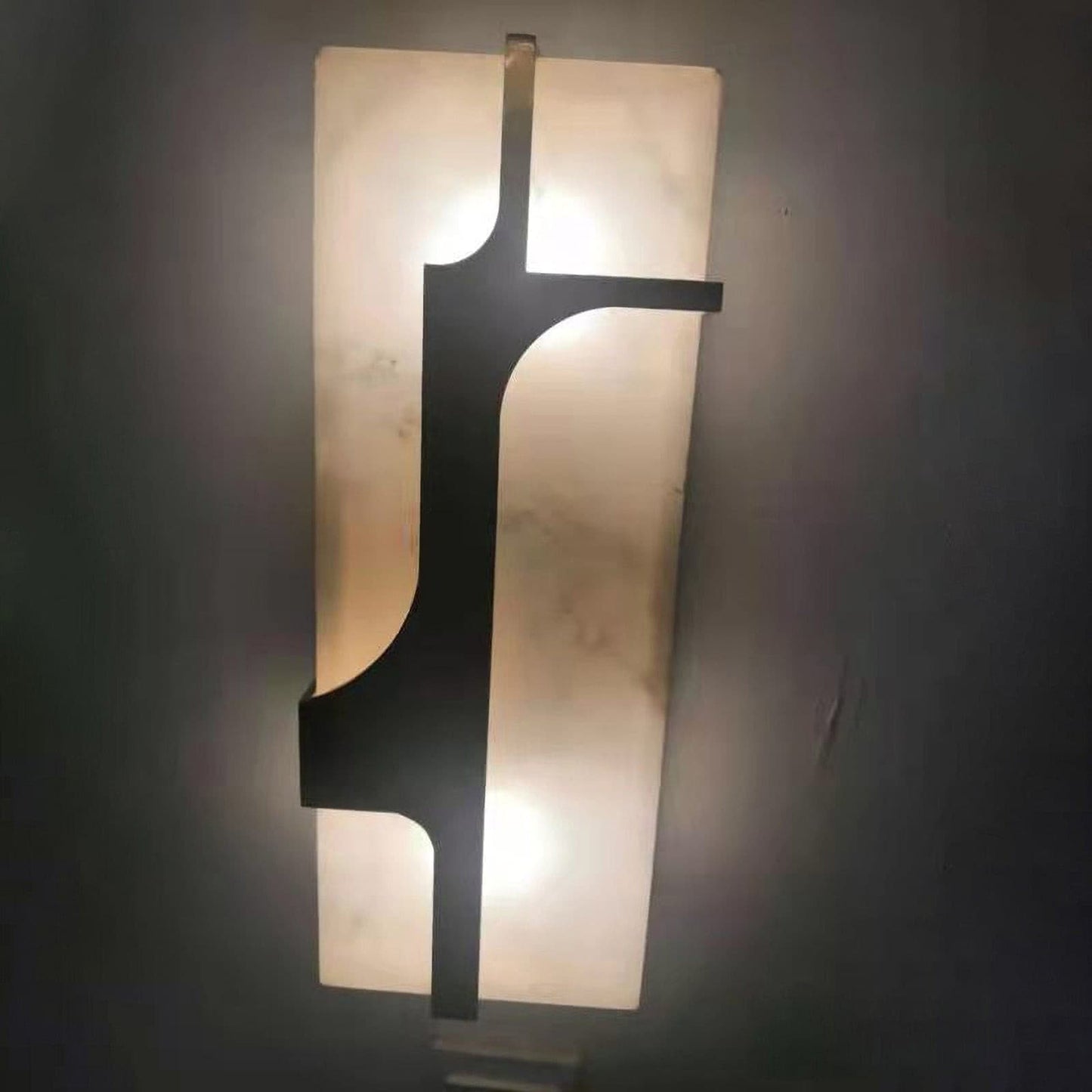 OpalGlow – Marble Art Deco Wall Lamp for a Chic Appeal