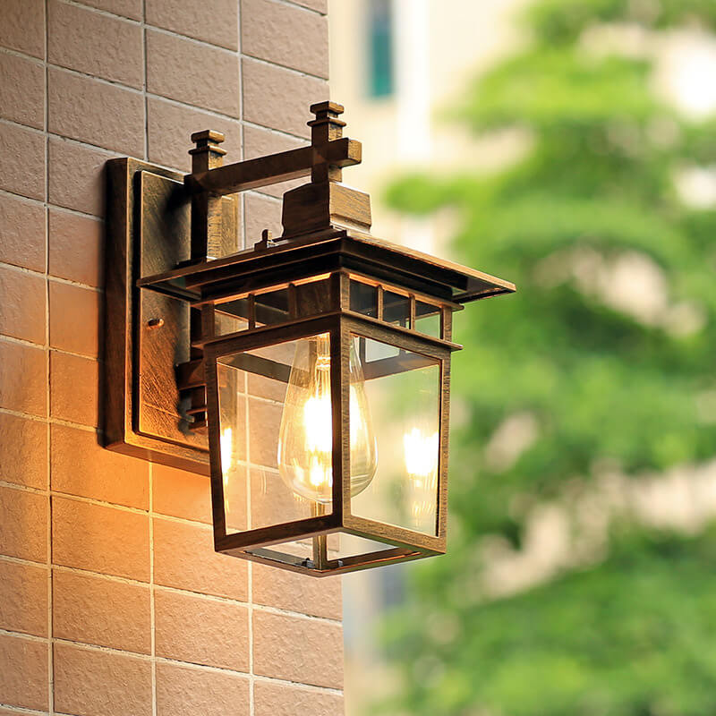 Modern Outdoor Wall Lantern Light β Waterproof Aluminum Design for Garden and Exterior Wall Use