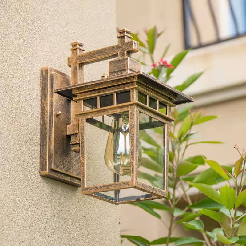 Modern Outdoor Wall Lantern Light β Waterproof Aluminum Design for Garden and Exterior Wall Use