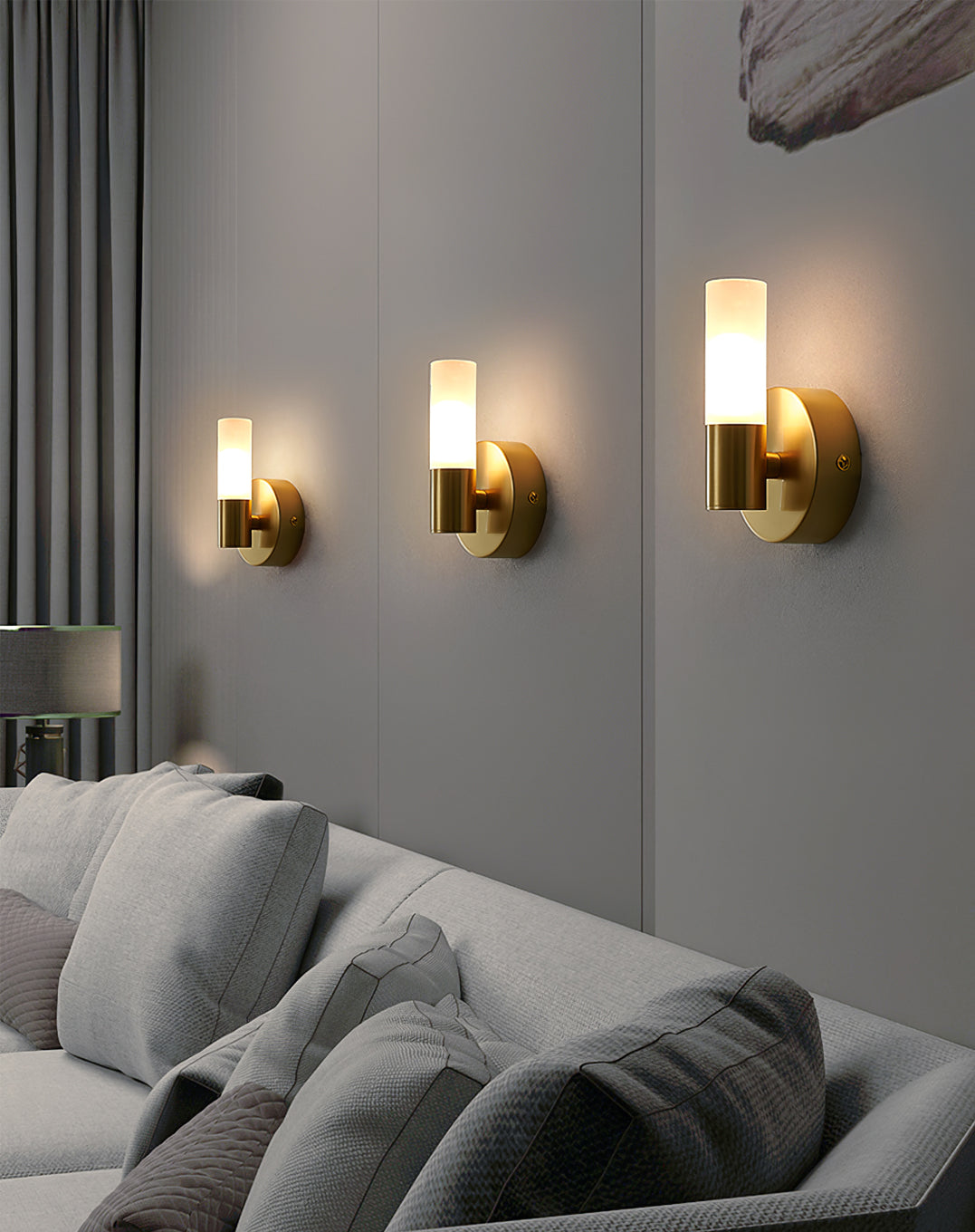 CylindraBeam– Chic Cylindrical Wall Lamp for Timeless Ambience
