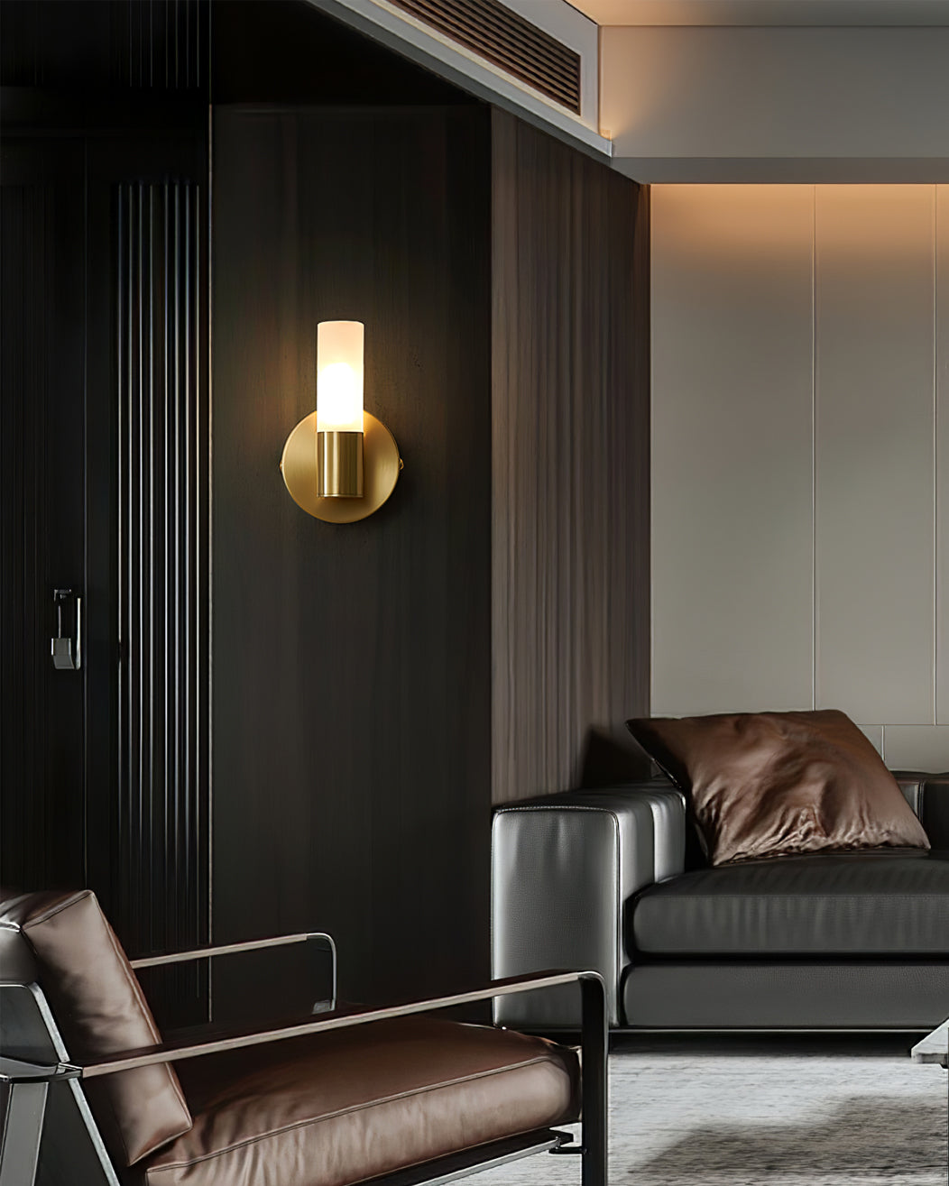 CylindraBeam– Chic Cylindrical Wall Lamp for Timeless Ambience