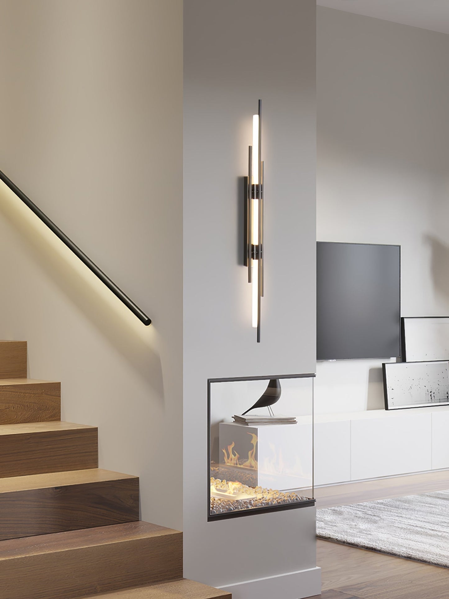 LuxeHalo – Opulent Gold Wall Light for Elegant Spaces