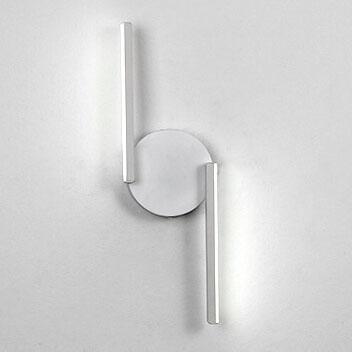 LumiLine - Modern aluminum LED wall lamp with minimalist curves