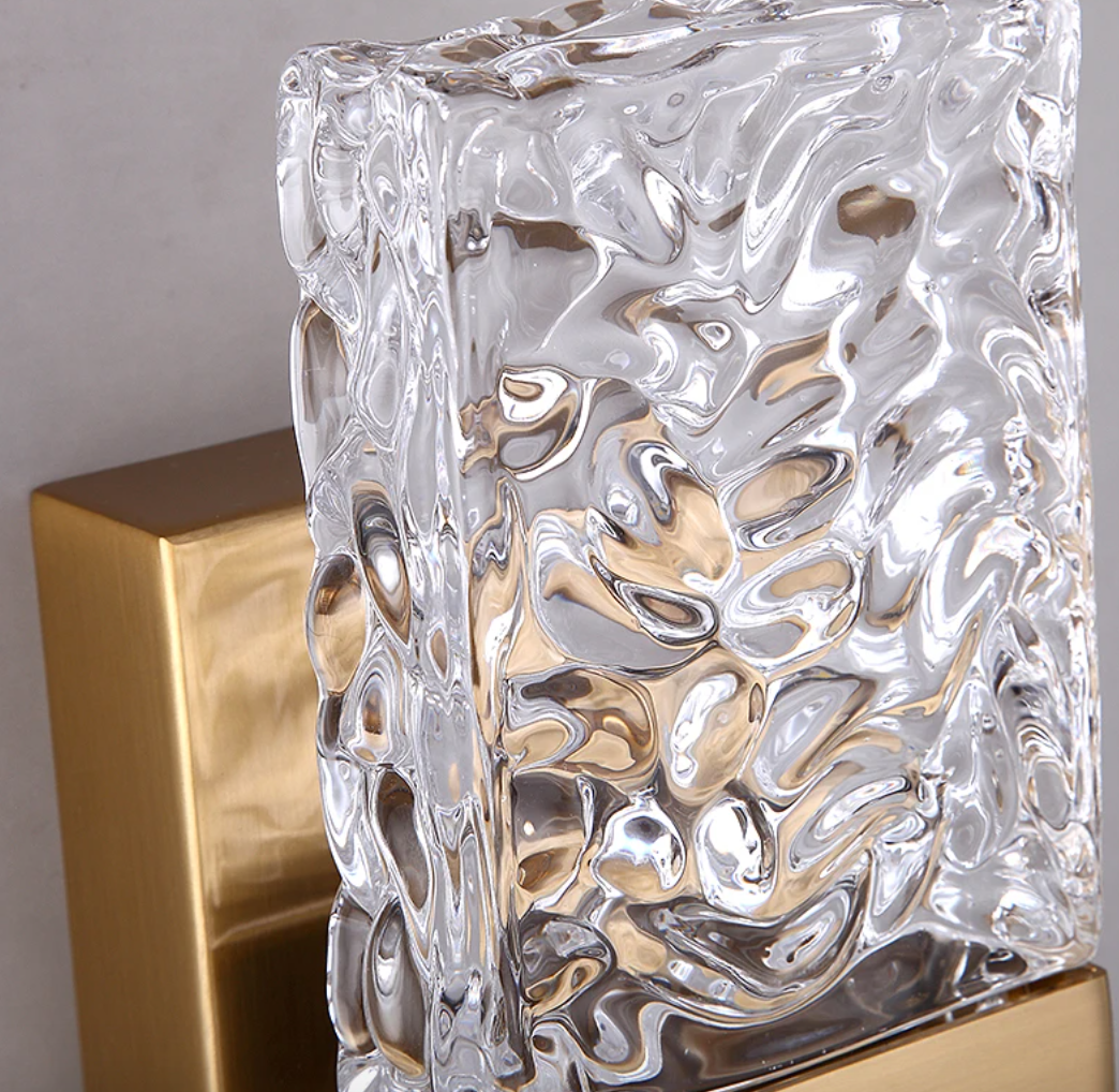 LuxeAura – Crystal LED Wall Light