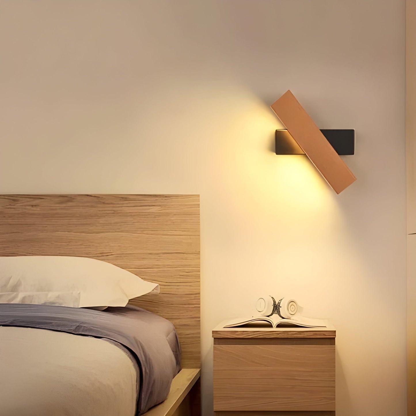 LumeWood - Elegant LED Wooden Wall Light