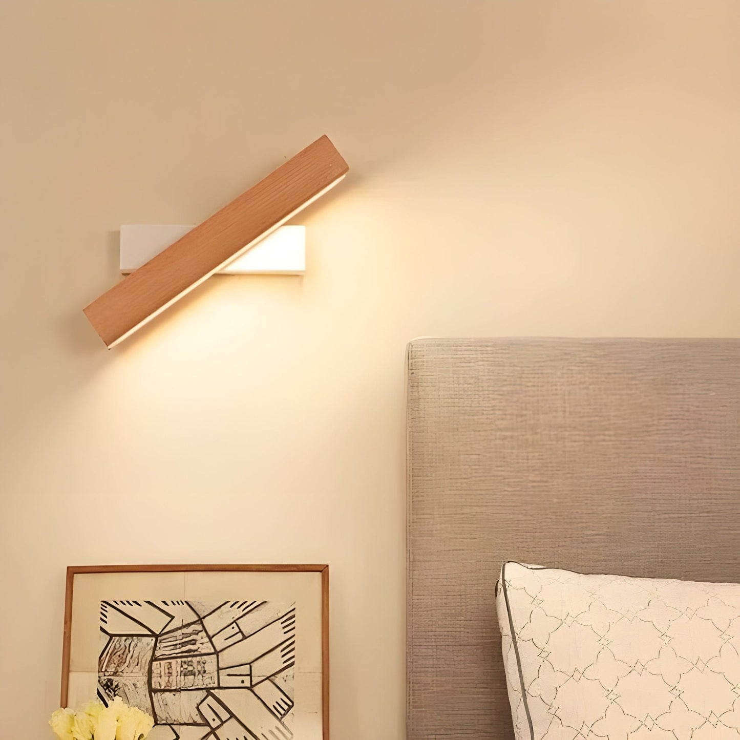 LumeWood - Elegant LED Wooden Wall Light