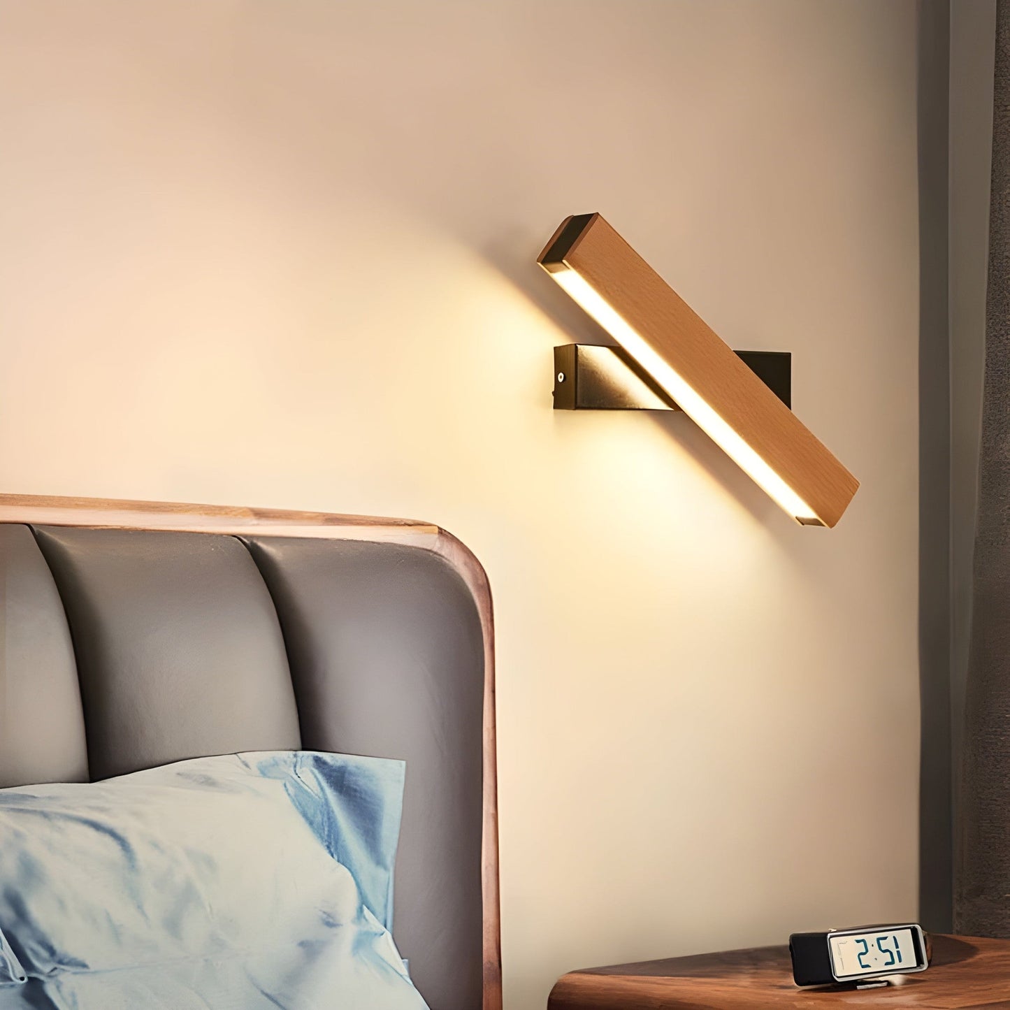 LumeWood - Elegant LED Wooden Wall Light