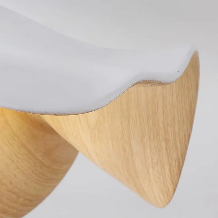 Nordic Wooden Lotus Ceiling Light