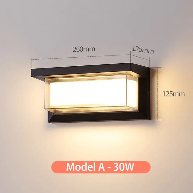 GarGlow – Elegant Outdoor Wall Light