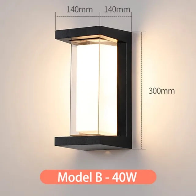 GarGlow – Elegant Outdoor Wall Light