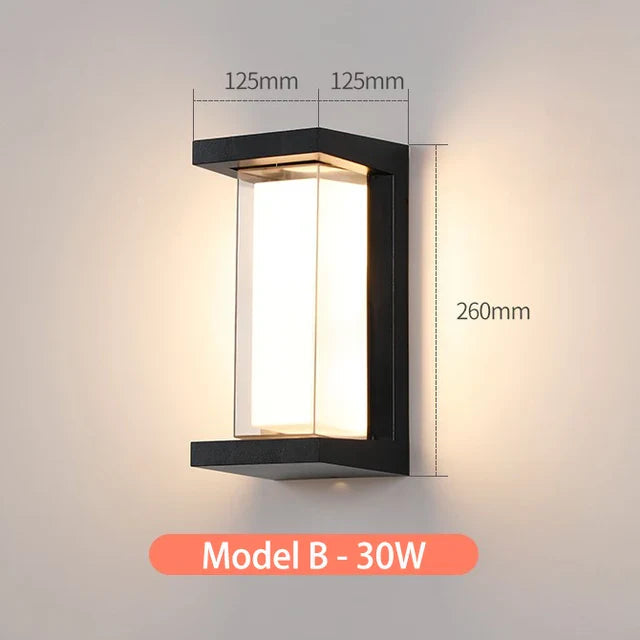 GarGlow – Elegant Outdoor Wall Light