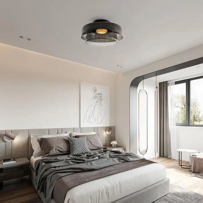Nordic Designer Medieval Glass Ceiling Lamp