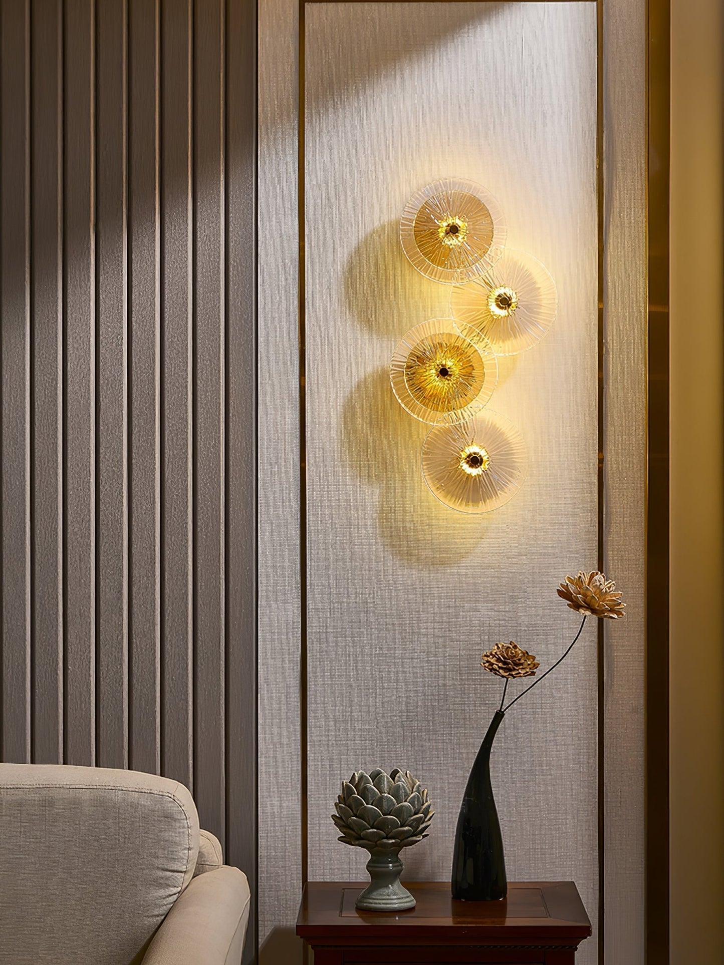 LotusBeam – Modern Lotus Flower Wall Light for Serenity
