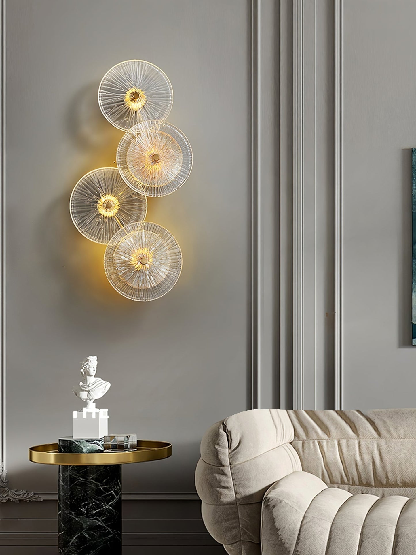 LotusBeam – Modern Lotus Flower Wall Light for Serenity