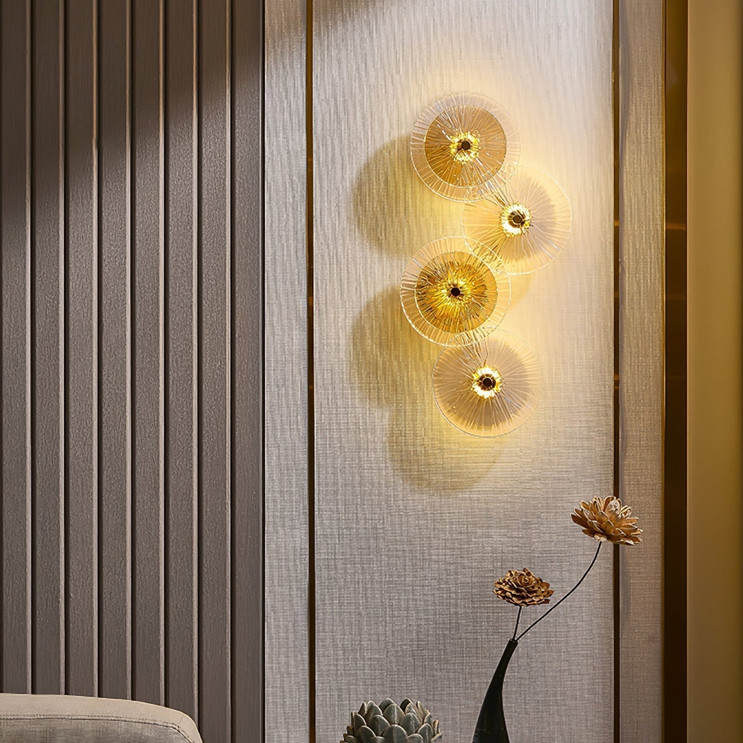 LotusBeam – Modern Lotus Flower Wall Light for Serenity