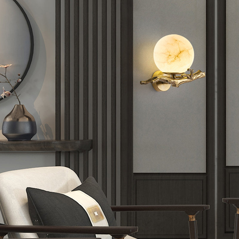 MarbleGlow - Contemporary Wall Lamp