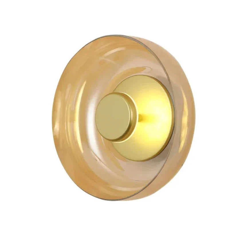 LuminousSphere - Hanging Wall Lamp with Glass Bowl