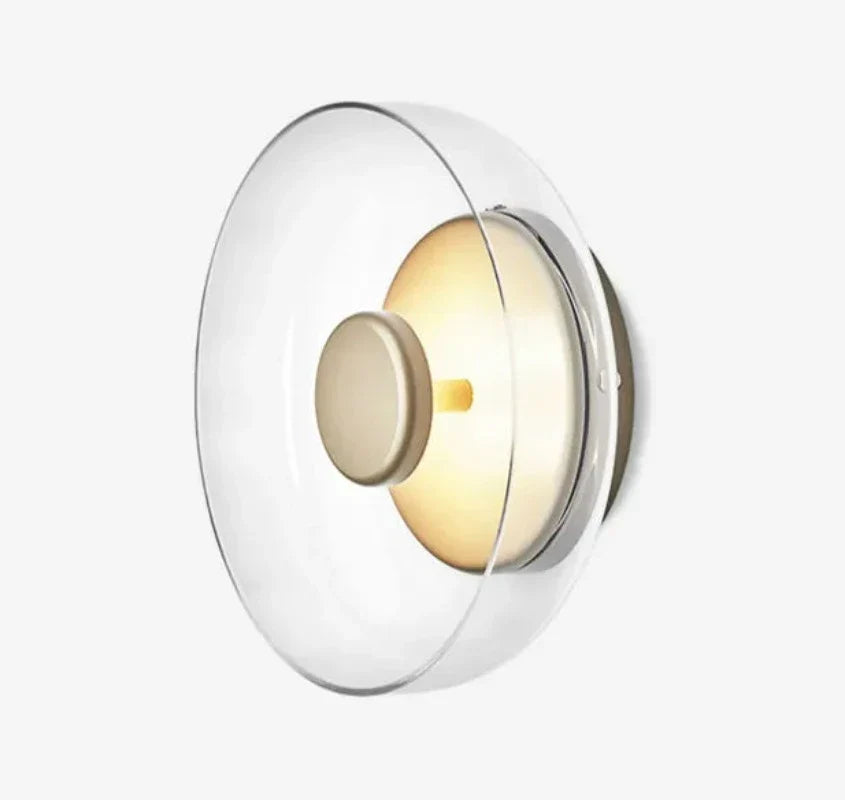 LuminousSphere - Hanging Wall Lamp with Glass Bowl
