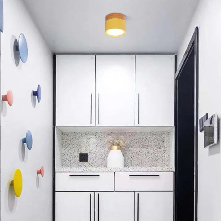 Nordic Style Cylinder LED Hallway Ceiling Lights