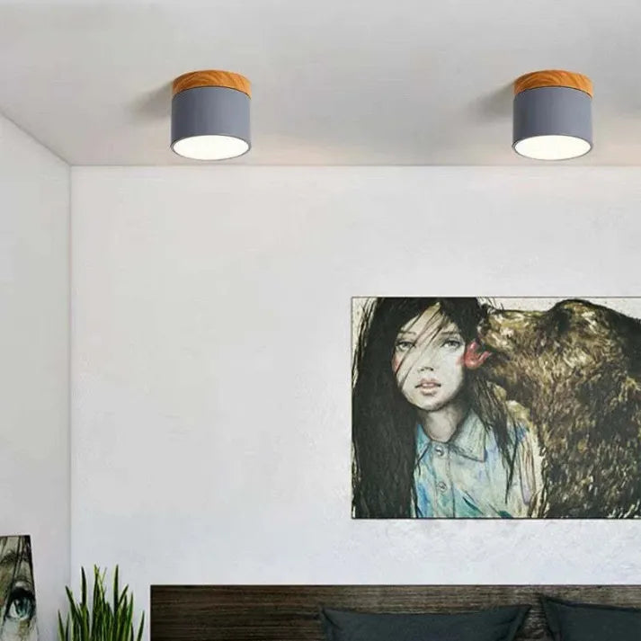 Nordic Style Cylinder LED Hallway Ceiling Lights