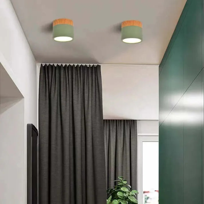 Nordic Style Cylinder LED Hallway Ceiling Lights