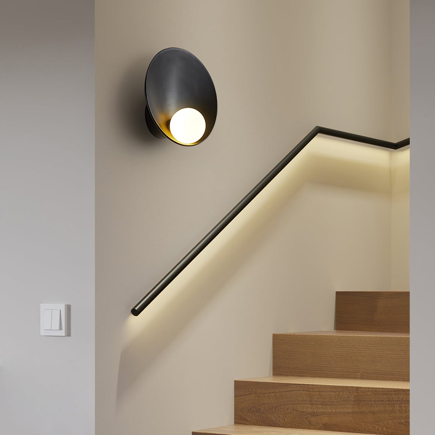 LumaSphere – Round Nordic Wall Lamp for Contemporary Atmosphere