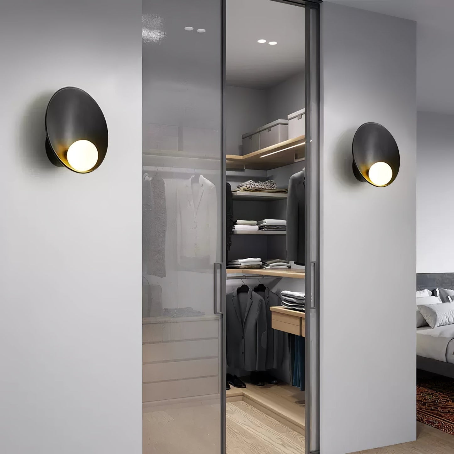 LumaSphere – Round Nordic Wall Lamp for Contemporary Atmosphere