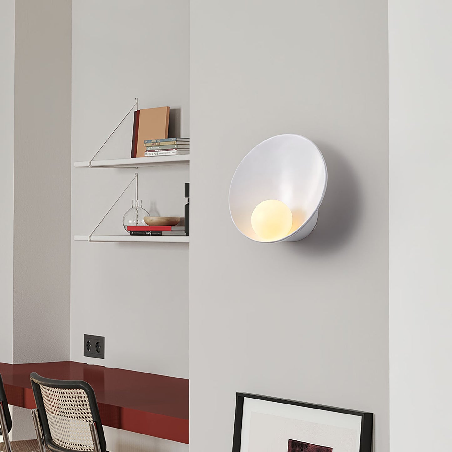 LumaSphere – Round Nordic Wall Lamp for Contemporary Atmosphere