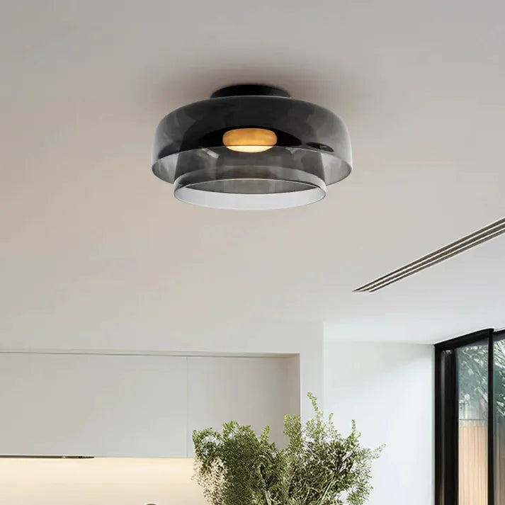 Nordic Designer Medieval Glass Ceiling Lamp