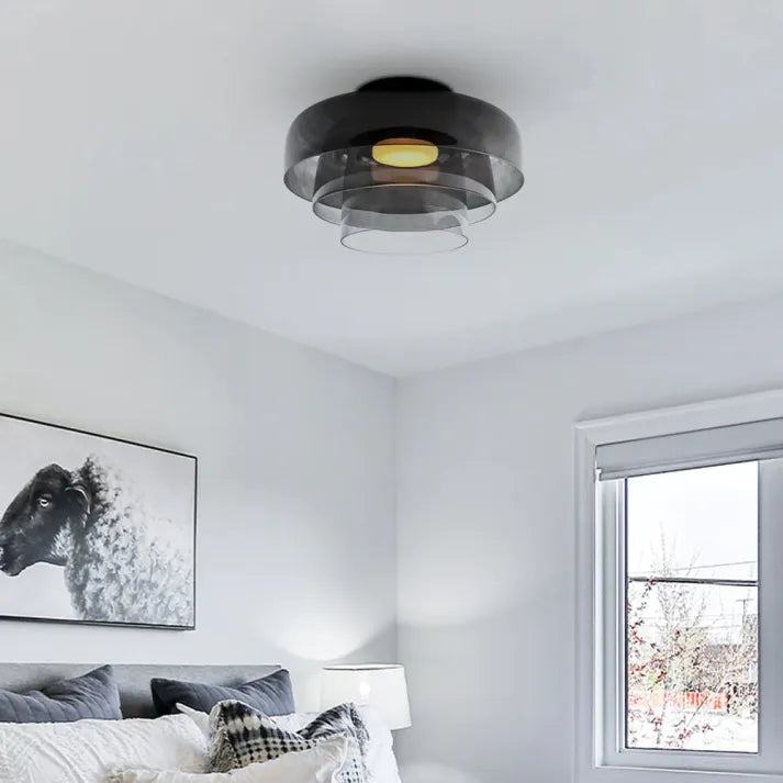 Nordic Designer Medieval Glass Ceiling Lamp