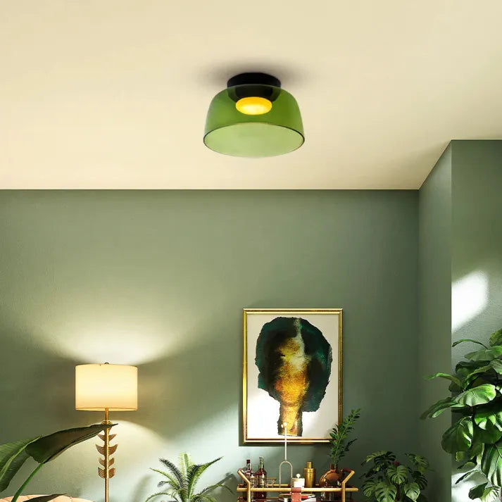 Nordic Designer Medieval Glass Ceiling Lamp